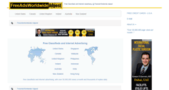 Desktop Screenshot of freeadsworldwide.adpost.com