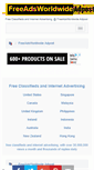 Mobile Screenshot of freeadsworldwide.adpost.com