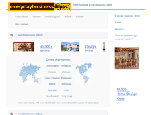 Tablet Screenshot of everydaybusiness.adpost.com