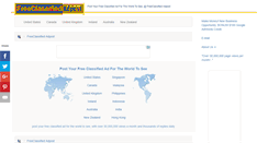 Desktop Screenshot of freeclassified.adpost.com