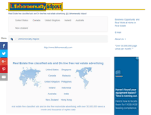 Tablet Screenshot of lifehomerealty.adpost.com