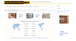 Desktop Screenshot of brandonsclassifieds.adpost.com
