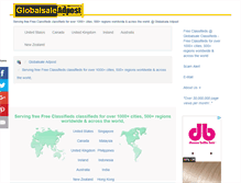 Tablet Screenshot of globalsale.adpost.com