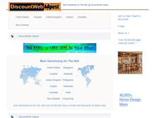 Tablet Screenshot of discountweb.adpost.com