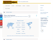 Tablet Screenshot of eliteclassifieds.adpost.com