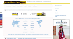 Desktop Screenshot of moneymakercash.adpost.com