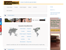 Tablet Screenshot of canada.adpost.com